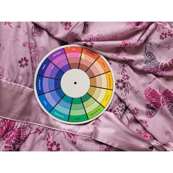 Apt 9 Intimates Womens Robe XXL Plus 3/4 Sleeve Butterflies Lavender C19E - Picture 10 of 10